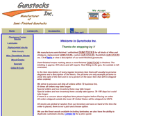 Tablet Screenshot of gunstocksinc.com